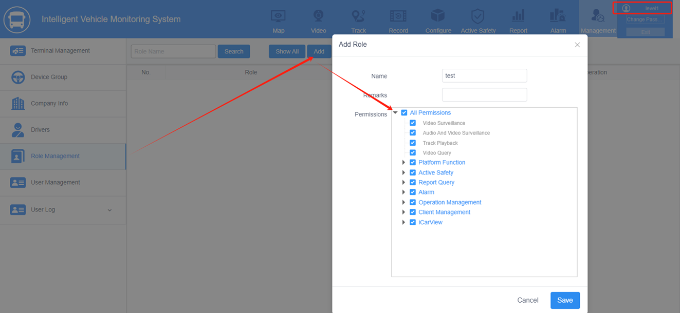 How to set the account validity & license and role Picture1