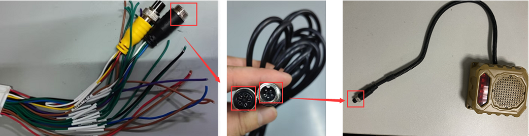 How to connect the Audible and Visual alarm Picture1