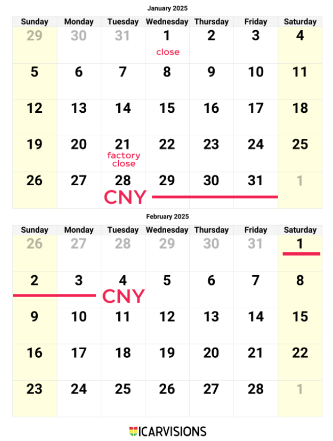 Reminder: Chinese New Year 2025 last shipping dates Picture1